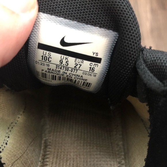 Nike Air Max Plus Black & White Sneakers - Picture 7 of 10